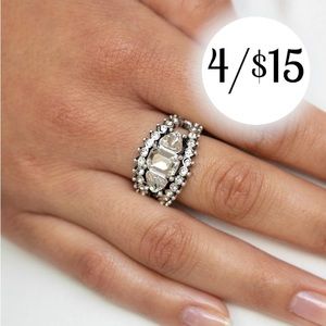 Packin’ Heat - White Stretch Ring